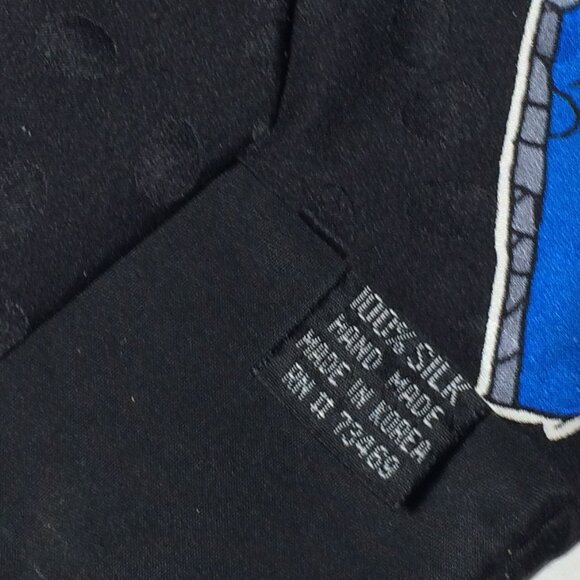 Vintage 1995 Looney Tunes Mania Halloween Mens Tie Silk Bugs Bunny Daffy Duck - Picture 8 of 9